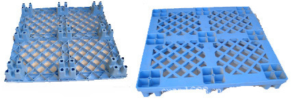 【供應廣州、珠海單面/雙面防潮濕塑料托盤,免費送貨?！績r格,廠家,圖片,塑膠托盤,東莞市照鵬塑膠制品-